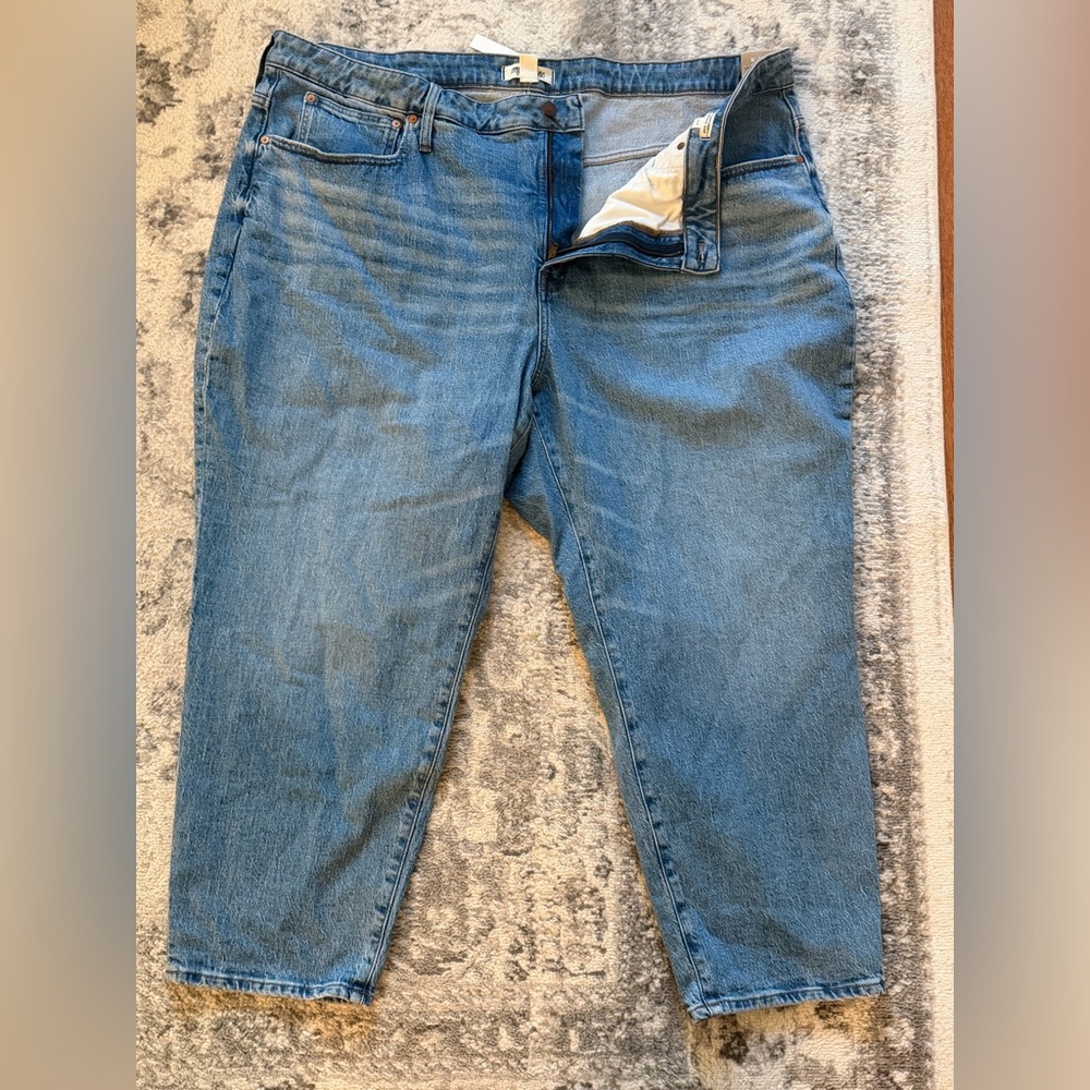 NWT Madewell Women's The Curvy Perfect Vintage Jeans 26W